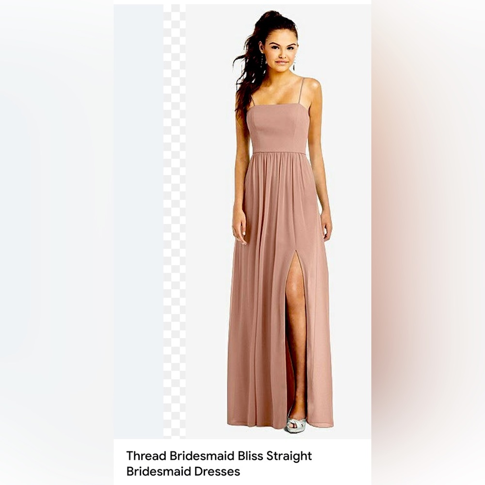 THREAD BRIDESMAIDS DRESS - Color Sienna